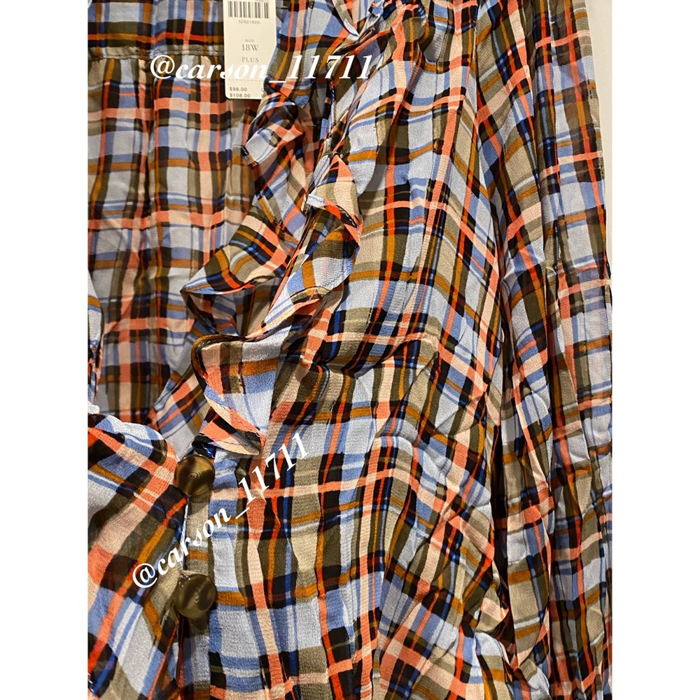 NWT Anthropologie Laila Ruffled Blouse by Maeve - Picture 5 of 9